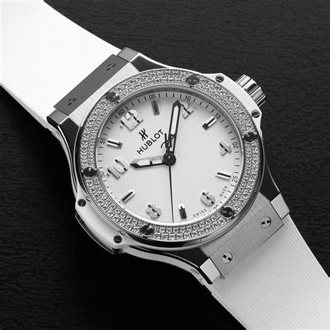 hublot big bang white diamonds|hublot big bang original gold.